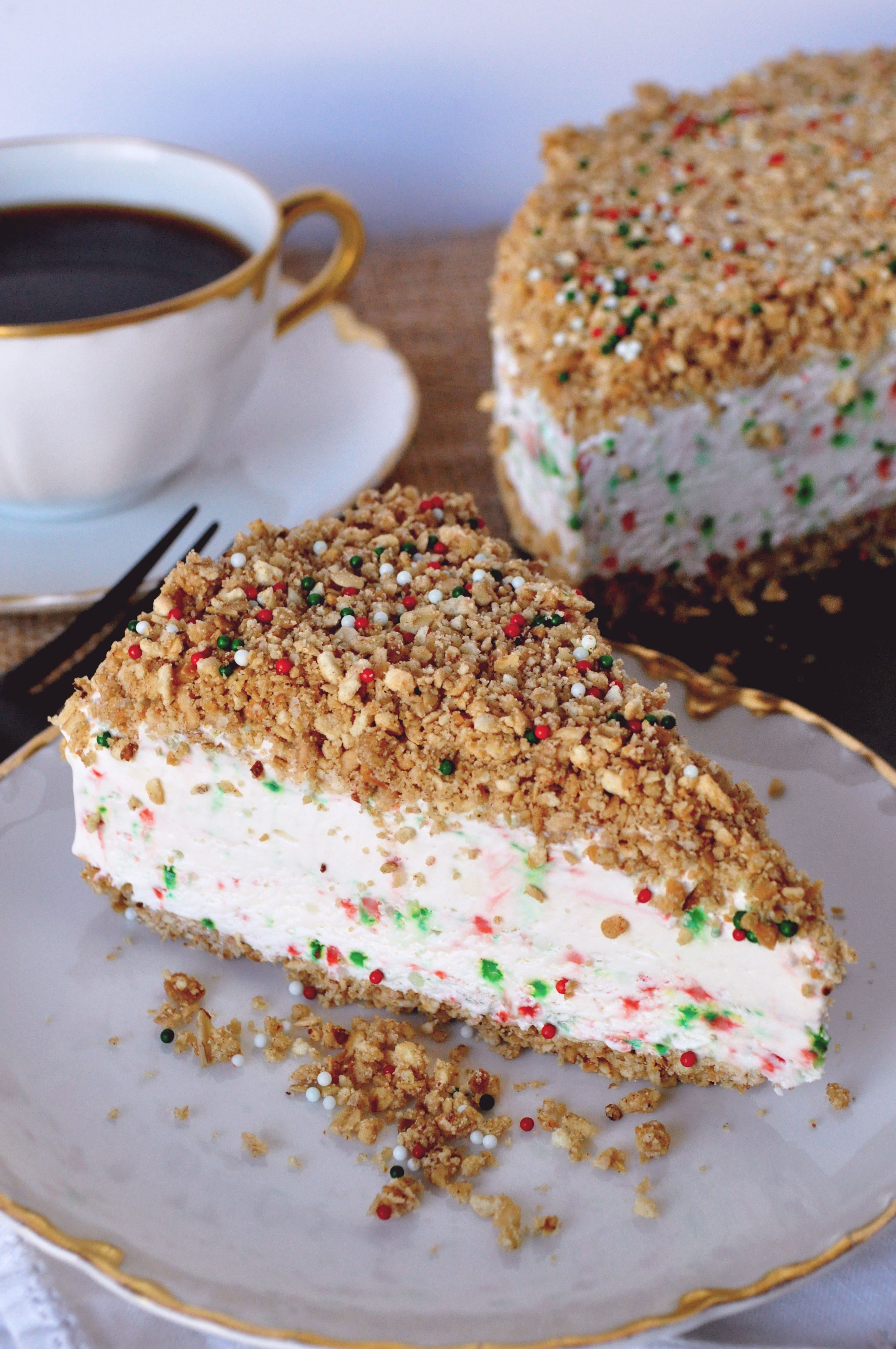 Christmas Crunch Cake Home